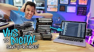 How to Convert VHS Tapes to Digital!