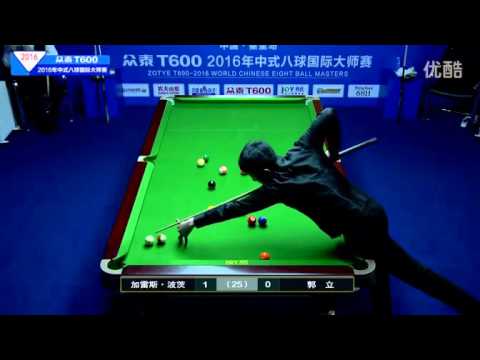 Gareth Potts VS Guo Li - 2016 World Chinese 8 Ball Masters