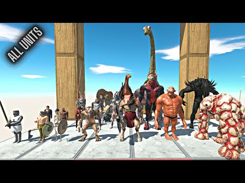 ALL UNITS ARE TRYING TO CLOSE THE TRAPS | 4 STAGES - Animal Revolt Battle Simulator #arbs