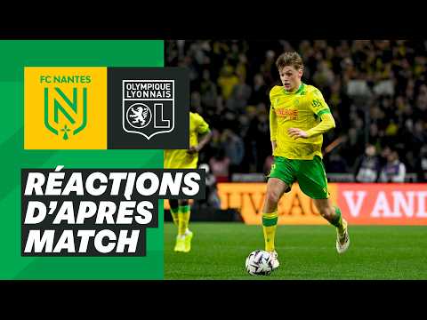 🎥🎙️ [J21] FC Nantes - Olympique Lyonnais: la réaction des joueurs