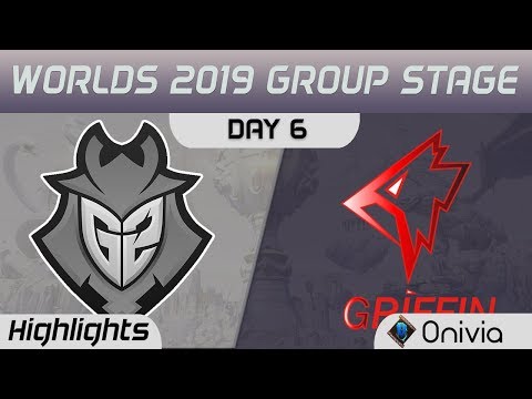 G2 vs GRF Highlights Worlds 2019 Main Event Group Stage G2 Esports vs Griffin by Onivia