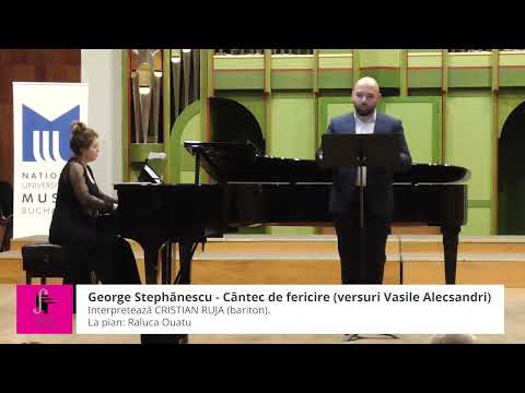 George Stephănescu - Cântec de fericire (versuri Vasile Alecsandri)