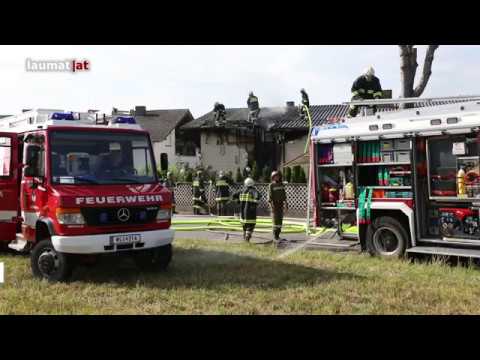 Brand eines Wohnhauses in Buchkirchen