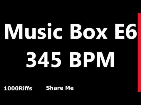 Music Box Metronome E6 : 345 BPM