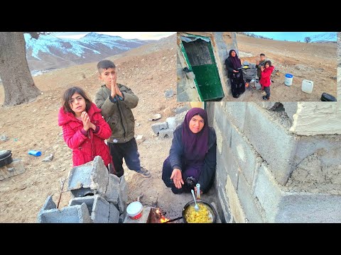 Halima, im Herzen der Gletscherberge, kocht zwischen Gefahr und Kälte