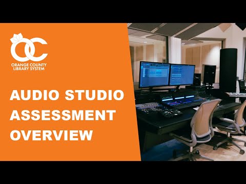 Audio Studio Access Assessment Overview | Melrose Center | Orlando Public Library