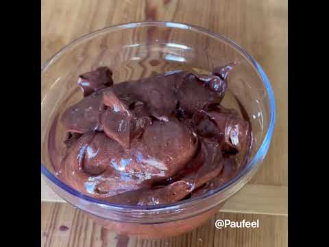 MOUSE DE CHOCOLATE CON 2 INGREDIENTES!!! SIN AZÚCAR!