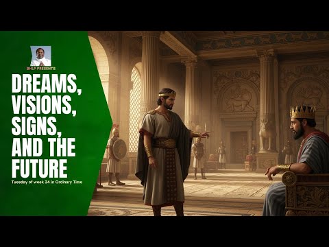 SOGNI, VISIONI, SEGNI E FUTURO (Martedì, Settimana 34 del Tempo Ordinario)