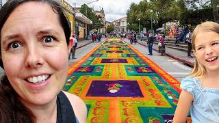 Sawdust Carpets in the Street! | Guatemala🇬🇹 4