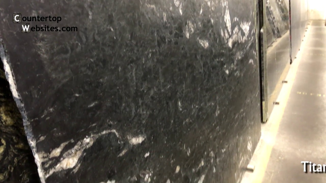 Titanium Black Leather Granite