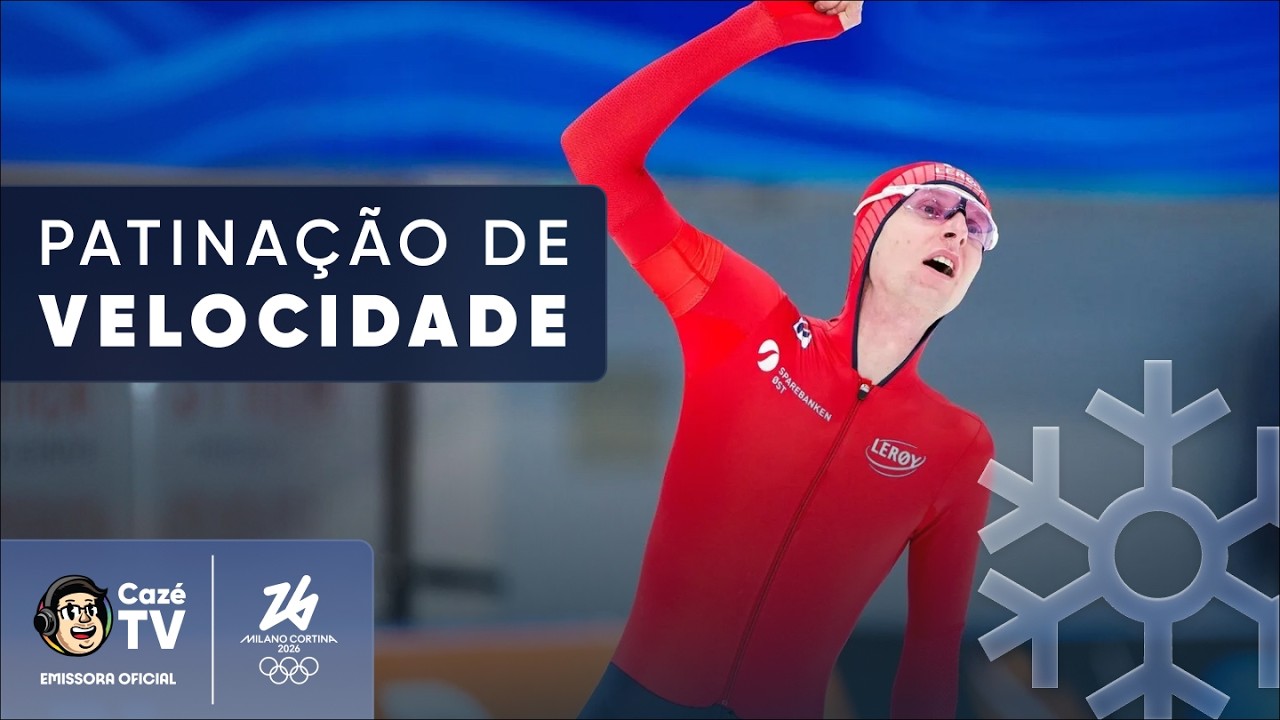 AO VIVO (SOM AMBIENTE) VALE MEDALHA! FINAL DA PATINAÇÃO DE VELOCIDADE | OLIMPÍADAS DE INVERNO 2026