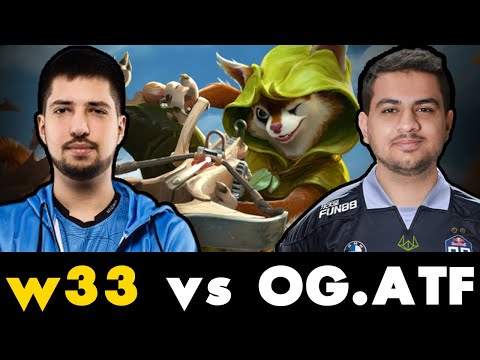 W33 vs OG.ATF - Hoodwink MID vs Monkey King | Dota 2 Pro Players Clips