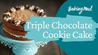 How to make a Triple Chocolate Cookie Cake