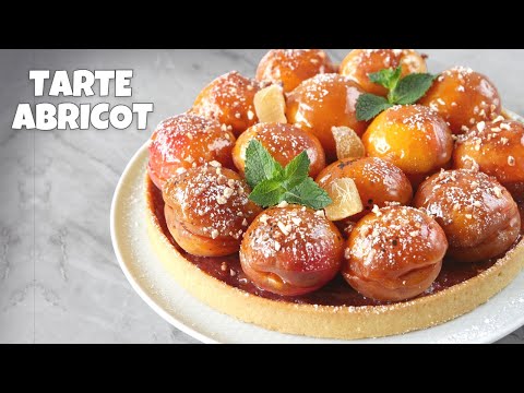 Apricot and Candied Ginger Tart in the Style of Philippe Conticini
