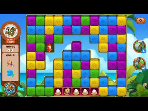 Lost Island Blast Adventure Level 1803 NO BOOSTERS - A S GAMING