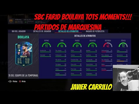 SBC FARID BOULAYA TOTS MOMENTS!!! | PARTIDOS DE MARQUESINA!!! | FIFA 21