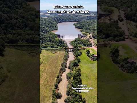 USINA SANTO ANTÔNIO na Região Noroeste Gaúcha #usina #santarosa #tresdemaio #viagem #barragem #sul