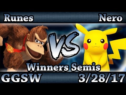 GGSW 26 - Runes (Donkey Kong) Vs. Nero (Pikachu) Smash Wii U Winners Semis - Smash 4