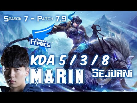 AFs MaRin SEJUANI vs SINGED Top - Patch 7.9 KR Ranked