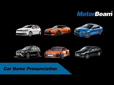 Part of a video titled Pronouncing Car Names - How Indians Do It? | MotorBeam - YouTube