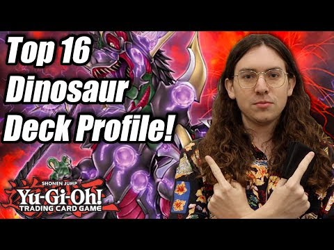 Yu-Gi-Oh! Pro-Play Tour: Invitational Top 16 Dinosaur Deck Profile! ft. Stephen Bronder!