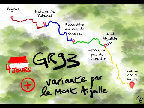 GR93 - Vercors d'Ouest en Est