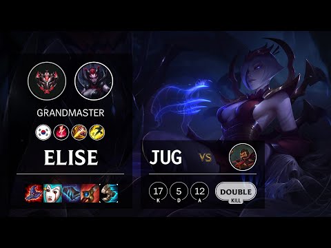 Elise Jungle vs Graves - KR Grandmaster Patch 10.14