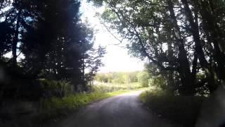 Drive From Strathmiglo On Road To Glenfoot Scotland