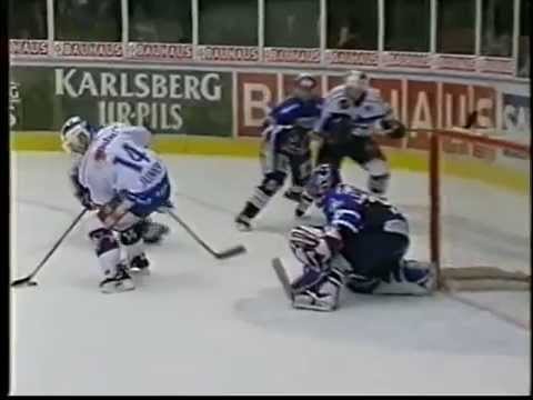DEL 01-02 SF3 Mannheim - Kassel 2-0 - alle Tore