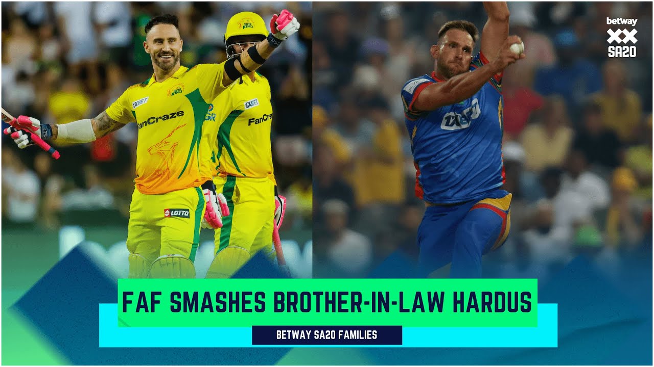 Remember when Faf took no mercy on brother-in-law Hardus