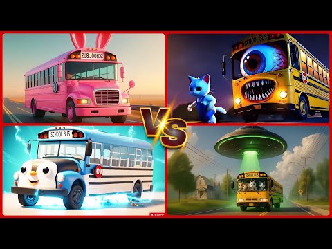 SCHOOL BUS MONSTER🎶🚌Coffin Dance