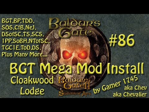 Let's Play Baldur's Gate Trilogy Mega Mod Part 86 - Cloakwood Lodge