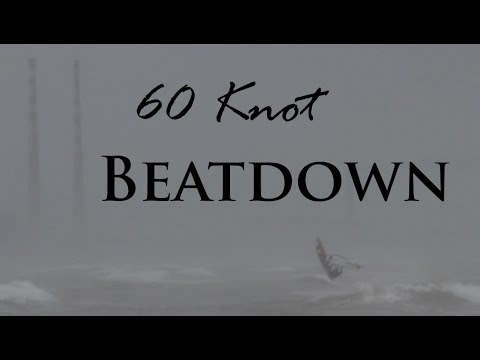 WRECKED by a 60 KNOT STORM - Storm Chase Windsurfing - Dublin