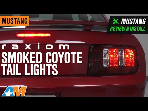 2005-2009 Mustang Raxiom Smoked Coyote Tail Lights Review & Install