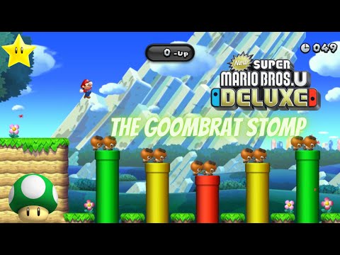 [New Super Bros. U Deluxe] (Challenge Category 1-Up Rally) The Goombrat Stomp