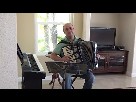 World War II russian songs played on accordion. Part I