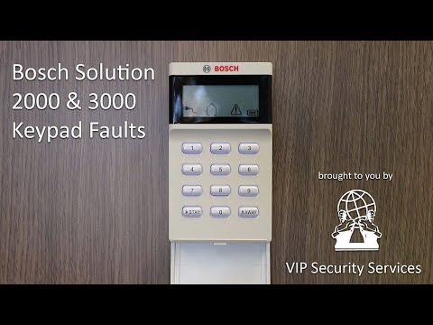 BOSCH: How to clear faults on Bosch Solution 2000 & 3000