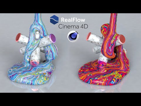 Cinema 4D RealFLow Tutorial Cute Particle Animation