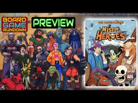 Board Game Rundown Previews Misfit Heroes