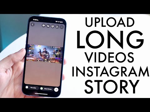 How To Upload Long Videos To Instagram Story!