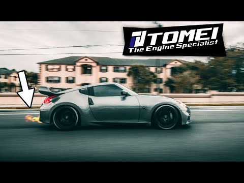 Nissan 370Z POV Drive! [LOUD TOMEI EXHAUST SOUND/FLAMES/ACCELERATIONS]
