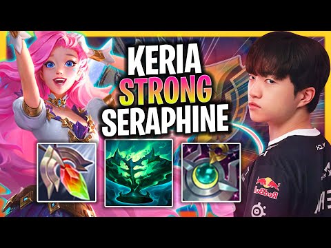 KERIA IS SO STRONG WITH SERAPHINE! | T1 Keria Plays Seraphine Support vs Shaco!  Season 2024