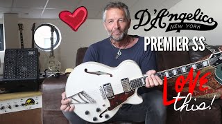 Video thumbnail for The Wonderful D'Angelico Premier SS 2020 In Champagne.   So Much Personality & Under £700?! by Richards Guitars