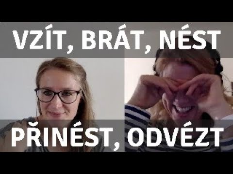 Slovesa VZÍT/BRÁT/NÉST/VÉZT/VÉST (converzace v češtině)