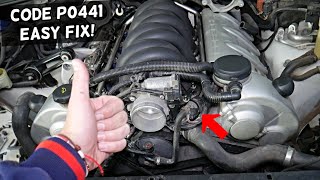 CODE P0441 FIX VW AUDI PROSCHE