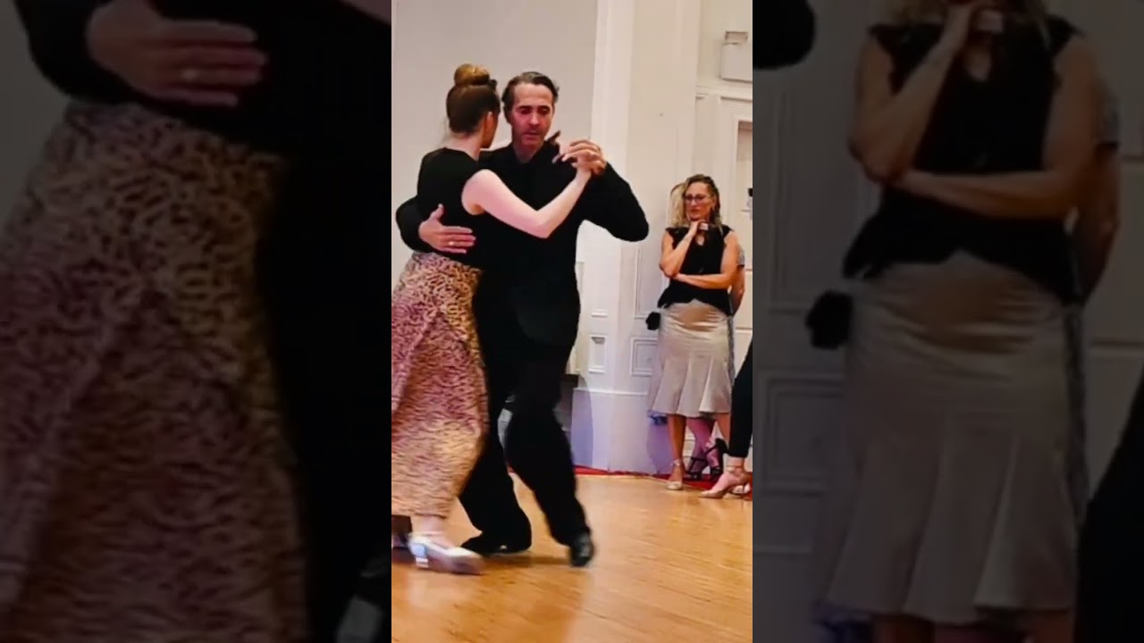 Tango. Variables de Ocho Cortado.Gustavo Rosas.Demo de la clase con Rebecca en Cork.AGO.2023.#tango
