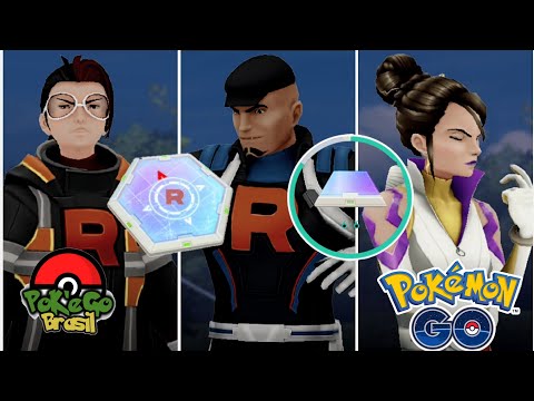 Como encontrar os líderes de equipe GO Rocket.