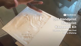 DIY: Baby Handprint Footprint Keepsake Kit | Moments That Lasts A Lifetime