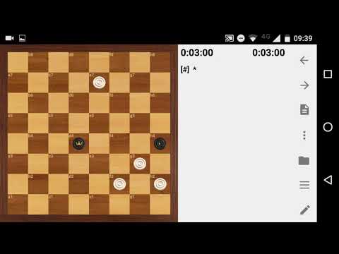 Jogo de damas ( Uma bela final ) Prisão.