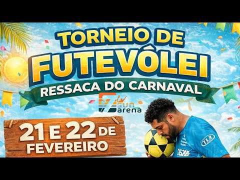 FUTEVÔLEI AO VIVO | TORNEIO DE FUTEVOLEI PRESIDENTE VENCESLAU SP | 21/02/26 #futevolei #aovivo